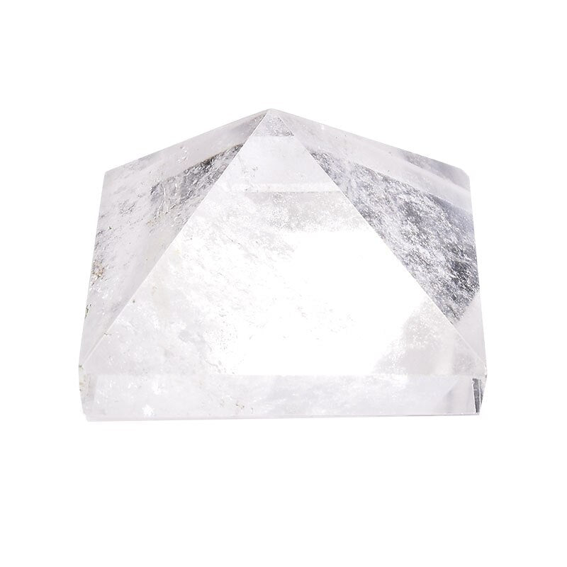 Pyramide  en cristal de quartz naturel clair