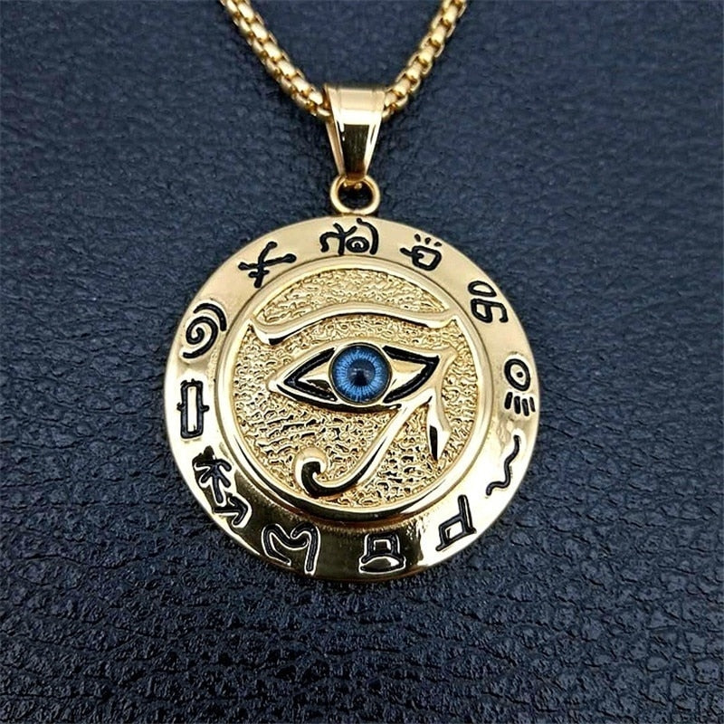 Collier Horus - Amulette Symboles Porte-Bonheur Magiques pour une