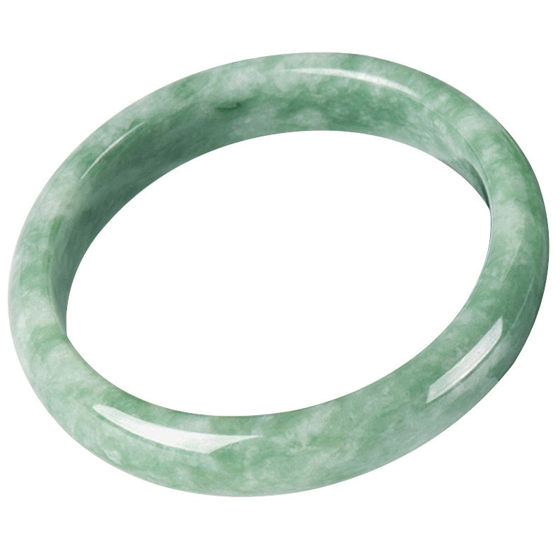 Bracelet en jade vert véritable