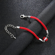 Charger l&#39;image dans la galerie, Bracelet en corde rouge coccinelle porte-bonheur
